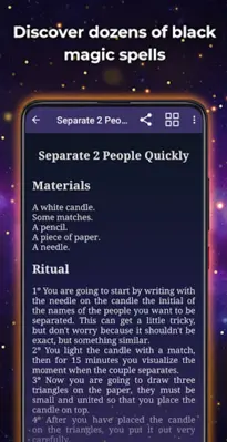 Black Magic Spells android App screenshot 5